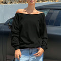 Aliexpress fashion cross-border export women's sexy one-shoulder t-shirt  spring/summer new arrival loose slimming top