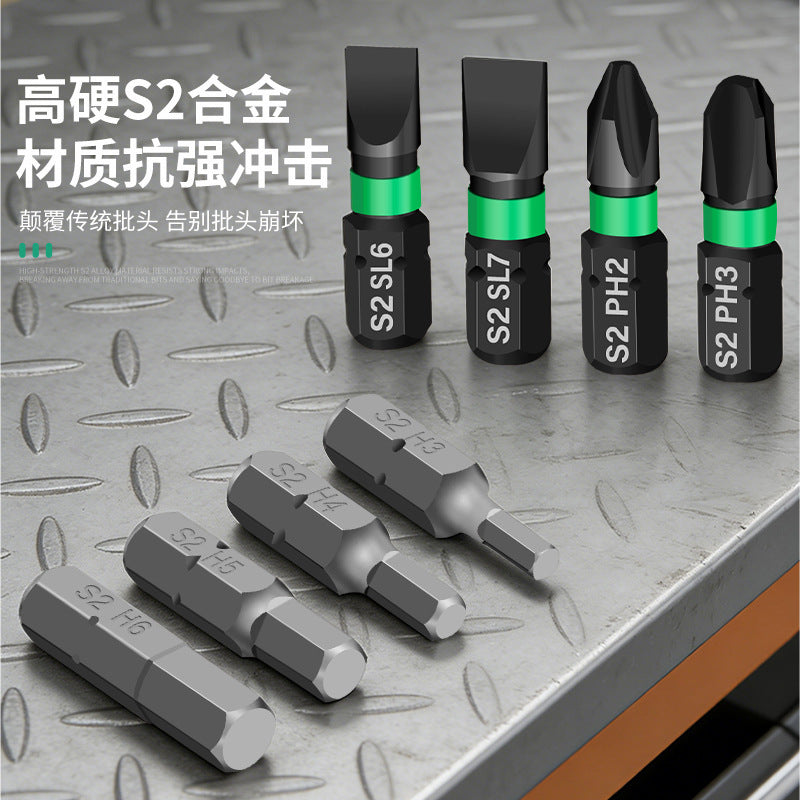 Bit suit mini electric screwdriver s2 strong magnetic hexagonal cross one-word wind screwdriver electric drill electric screwdriver suit