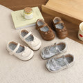 Vancahao girls' leather shoes -  spring/autumn new collection - country style soft sole flats with bow detail - versatile princess shoes
