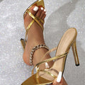 Women's pointed-toe thong sandals with stiletto heels - european & american style, perfect for parties, evening events, and a sexy, elegant look - cross-border amazon