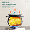 Casserole for home high temperature resistant dry burning without cracking soup stew ceramic small casserole gas stove special soup pot