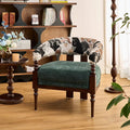 French retro single sofa chair balcony lazy single chair designer style living room fabric casual chair medieval lounge chair