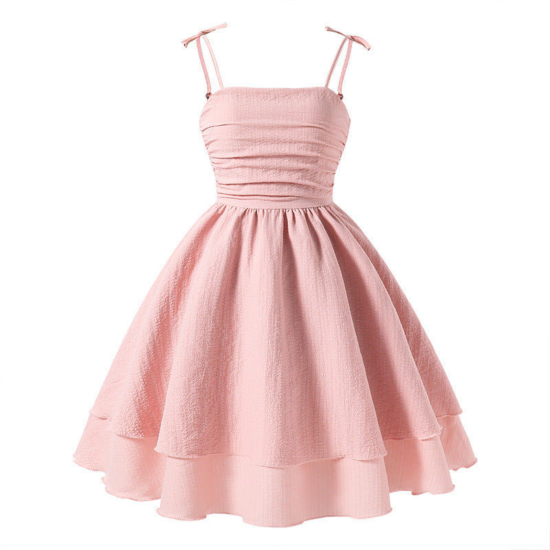 Girls' dress - cross-border children's wear -  european & american spring/summer  hot seller - spaghetti strap princess party dress