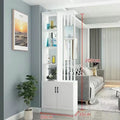 Entrance door shoe cabinet, entrance cabinet, all-in-one screen partition, living room cover, wine cabinet, storage rack, prosperous decoration cabinet
