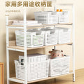 Miscellaneous storage box, household snacks, toys, plastic storage basket, dormitory desktop book storage box