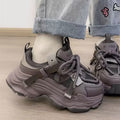 2026 new women's chunky sneakers: trendy dad shoes, platform, height increasing, slimming, versatile casual athletic shoes, lightweight student shoes