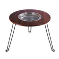 Home outdoor barbecue grill smokeless barbecue portable foldable barbecue table charcoal barbecue outdoor courtyard tea making around the stove