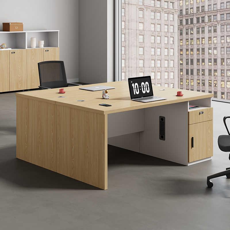 Office desk computer desk minimalist modern office employee single desk chair combination furniture manager's desk small employee workstation