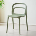 Plastic dining chair for home backrest chair smith casual chair cafe hotel negotiation chair high back dining table