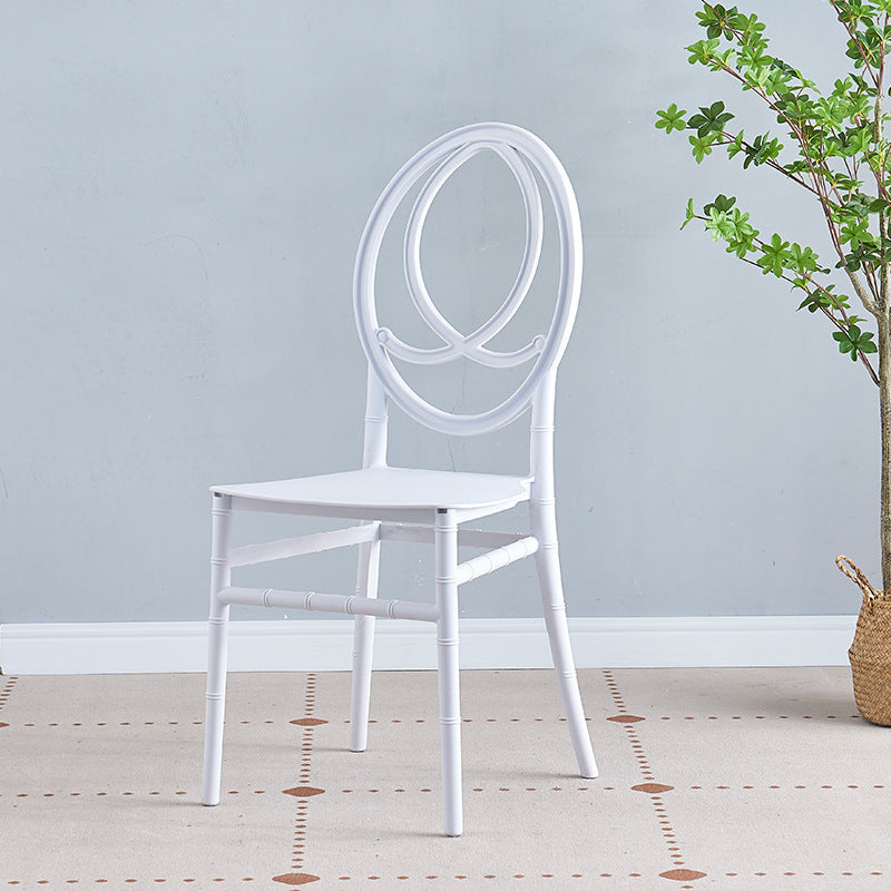 Custom bamboo joint chair back dining chair pp plastic chair home makeup chair wedding hotel party event banquet chair