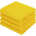 Pure cotton waffle honeycomb towel, soft and absorbent, available in various sizes, can be combined and packaged, with barcode, shipped cross-border