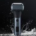 Wholesale floating five-blade aluminum foil electric shaver reciprocating washable digital display fast charging shaving razor cross-border