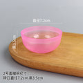 Beauty bowl spa mask mixing tool plastic mask bowl wholesale set - flat rim bowl