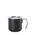 12oz stainless steel coffee mug with handle, double-walled business insulated tumbler, vacuum insulated mug, 304 stainless steel