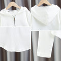 Girls' hoodie - new spring/autumn/winter  collection - stylish and trendy, perfect for layering. long-sleeved casual top for kids and teens