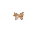 Gold-plated bow ring wholesale european and american cross-border jewelry women's stylish alloy niche fashion street style open ring