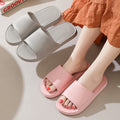 New korean style solid color eva slippers - summer indoor home slides for men and women, couple's bathroom non-slip sandals