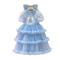 Girls' dress : frozen princess style, chic lace cake dress, elsa tutu, elsa gown - in stock