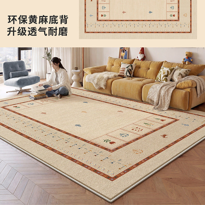 Carpet living room bauhaus blue new arrival dopamine jute coffee table thickened soundproof floor mat bedroom bedside mat