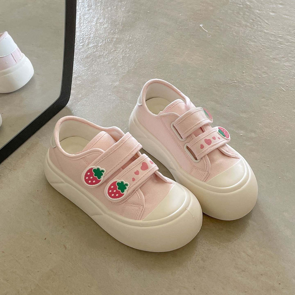 Autum thin breathable sneakers for women 2026new arrivalthick solewhite shoesniche style canvas shoes with skirt bread shoes