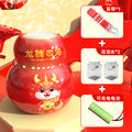 【half price clearance】lucky gourd bubble machine - viral bubble toy, perfect for street vendors, with lights & music, ideal kids' gift