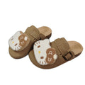 Family birkenstock outwear 2026 spring autumcute cartoon big childrenkids birkenstock shoes toe outwear half slippers women