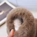 Vancahao girls' snow boots - new  winter collection: kids' fuzzy slippers, little girls' lambswool warm cotton shoes