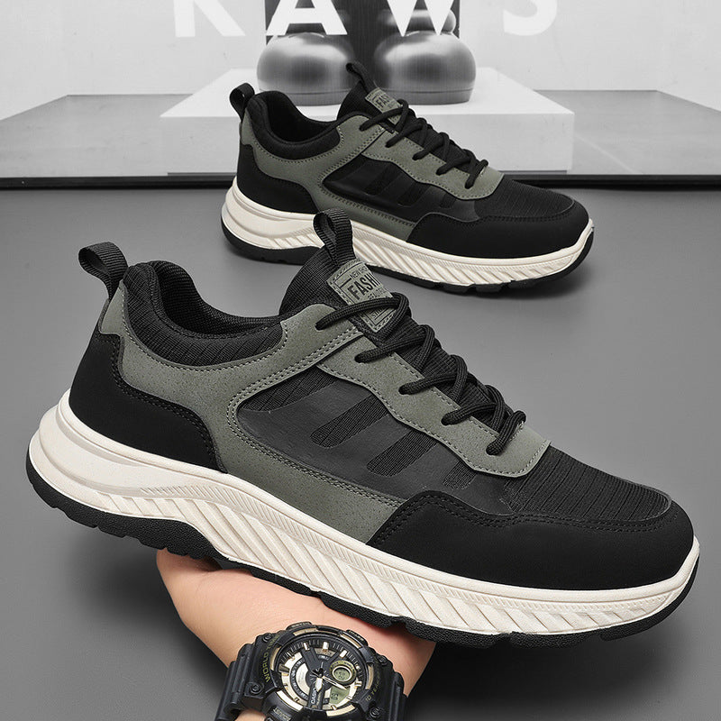 Men's 2026 spring fashion new versatile sneakers - breathable, durable, non-slip, soft sole running & casual shoes