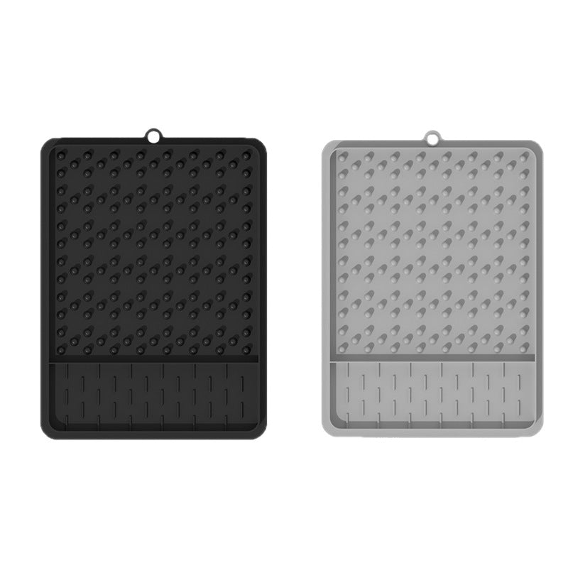 Silicone Dish Drain Rack Kitchen Shelf Countertop Multifunctional Removable Tableware Storage Rack