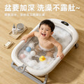 Collapsible baby bathtub - temperature-sensitive, home use, constant temperature, large bath tub for newborns and infants
