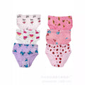 5 pairs per pack, new export-style bamboo fiber girls' briefs, breathable and comfortable, assorted styles shipped