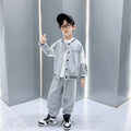 Boys' baseball outfit set - spring/autumn  new style - trendy kids' spring clothes - fashionable baby autumn/winter sportswear