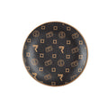 Creative black matte steak plate western dinner plate home nordic high-end dinner plate flat plate with rim restaurant hotel