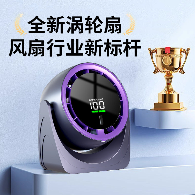 New arrival cross-border desktop circulation fan usb charging high speed 100-speed turbine wall-mounted remote control timing desktop fan