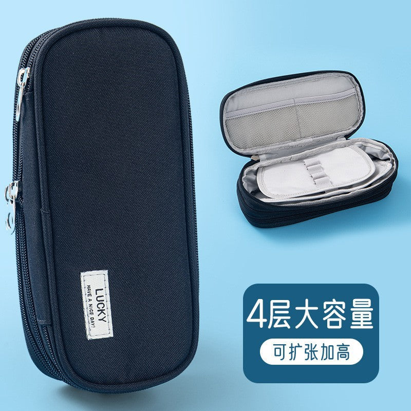 Special clearance stationery bag, primary school student stationery box, large-capacity pencil case, decompression cute cartoon children's pencil bag