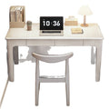 Solid wood desk - perfect for small spaces: bedside writing desk, bedroom study table, student desk, and adult computer desk