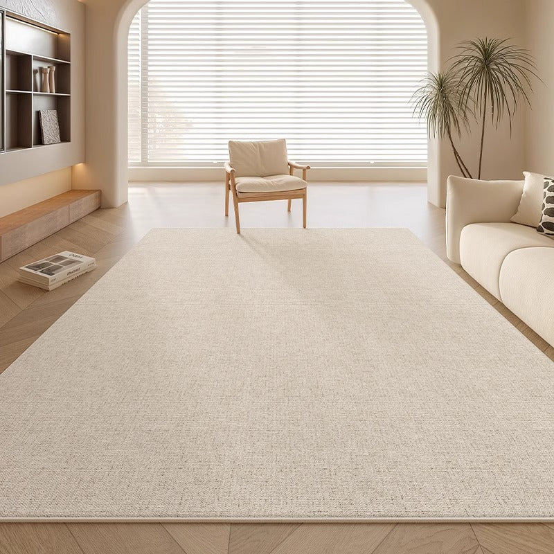 Carpet living room  new cream style no-wash and wipeable light luxury high-end sofa coffee table blanket thickened room floor mat