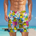 trending men's swim trunks, quick-dry swim shorts, casual athletic beach shorts, new european and american styles