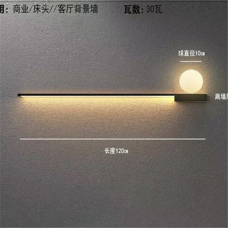 Ximeike high-end nordic style wall lamp, efficient and dimmable, 15w-20w, multi-color temperature, 20-30㎡ irradiation