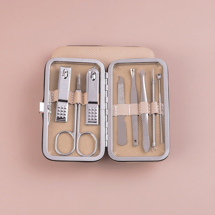 19-piece manicure set: nail clippers, beauty & pedicure care kit, eagle mouth pliers tool wholesale
