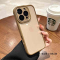 Suitable for iphone16 mobile phone case, gold shield all-inclusive lens film, apple 14 transparent anti-fall 13promax protective case