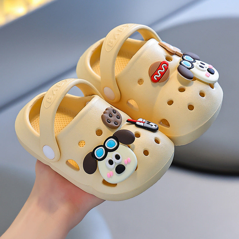 Eva kids' clogs - summer cartoon cute soft sole non-slip slippers for baby girls and boys, perfect for first walkers and toddlers