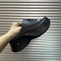 Thick sole slippers for women outwear summer 2026new arrival travel summer one-line sandals slippers for students to increase height