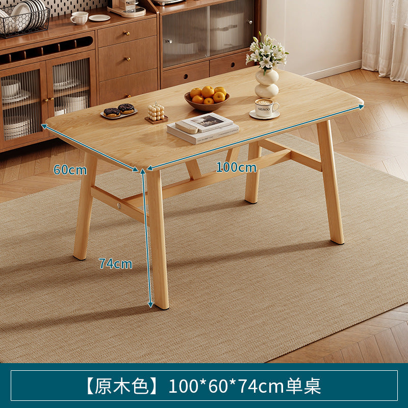 Dining table for homesmall apartment medieval dining table rectangular modern casual rental room dining and commercial table and chair combination