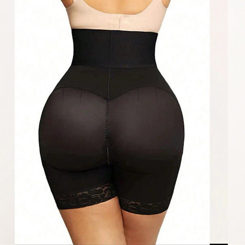 exclusive supplier of tummy control shaping pants factory, high elastic shaping waist shaping garment, high waist buttoned tummy control pants