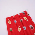 Flame-retardant fabric  hot style  cross-border  new christmas cute snowman children's clothing long-sleeved pants set
