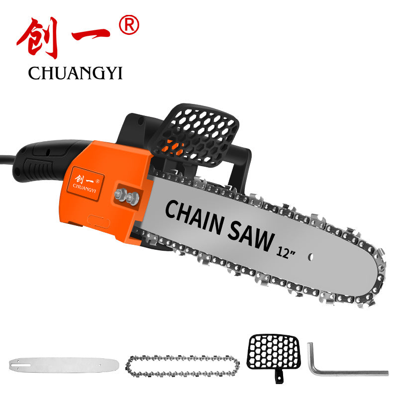 Chuangyi electric chain saw multi-functional for home saw firewood 16inch saw wood electric saw chain saw 220v electric saw logging saw