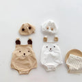 Infant summer sleeveless cute sling super cute triangle rompers fashionable cartoon outwear for male and female babies