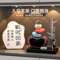 Good luck and turn the key storage ornaments for the entrance hall, high-end creative living room home decoration, housewarming gift