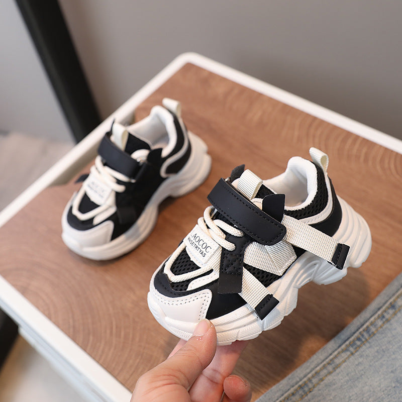 Kids' chunky sneakers: new spring  collection - casual mesh shoes for boys and girls, breathable running shoes for toddlers and young children